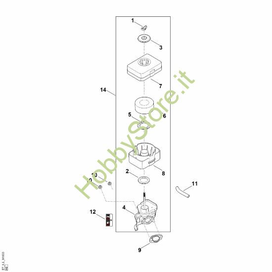 Picture of B - Filtro aria EHC 600.0 (EHC600-0004)